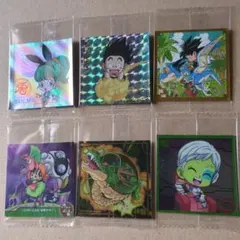 島*ん様 ドラゴンボールシールウエハース　GR＋ブルマ　GR孫悟空　N＋孫悟天