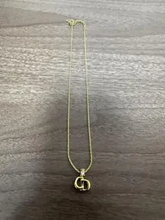 vintage Dior ネックレス　ゴールド　k18メッキのサムネイル