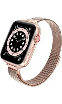 【新品】Apple Watch バンド 色:ピンクゴールド