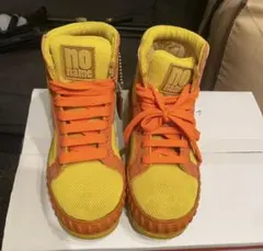 希少色★NO NAME ノーネーム 厚底スニーカー 38 24.0cm オレンジ