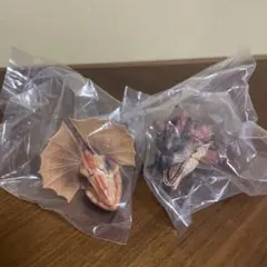 モンスターハンターワイルズ 一番くじ C賞 モンスターヘッドマグネット 2種