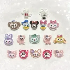 ディズニー 3dパーツ Disney - 3dネイルパーツ【ゆるかわ ミッキー &ミニー クリスマス