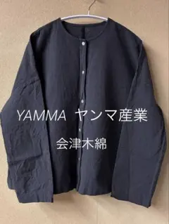 ヤンマ産業 YAMMA 丸首ボタンシャツ スミクロ - メルカリ