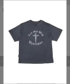 【Chikashitsu +】box fit jesus t-shirt