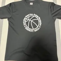 ち*ゃ様 バスケットボール Tシャツ 黒