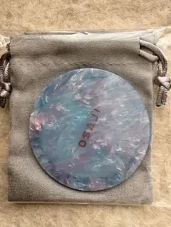 OSAJI オサジ ノベルティ オリジナル ラウンド ミラー コンパクト