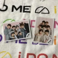 MF-90 なにわ男子 集合 グリーティングミニフォト 2枚セット 道枝駿佑