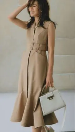 トレンチワンピース ロングワンピース