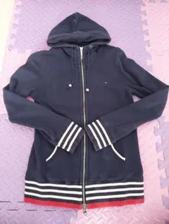 トミーヒルフィガー ネイビー パーカーサイズM