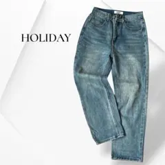 Auntie Rosa Holiday ストレートデニム コットンブルー L