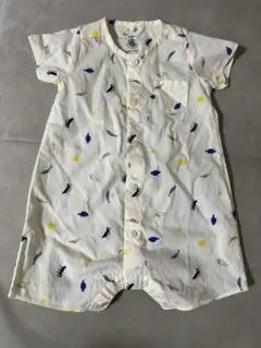 PETIT BATEAU プリントロンパース　60
