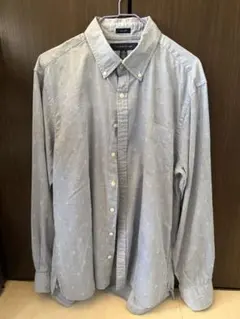 黒*猫様 TOMMY HILFIGER 長袖シャツ XXL ライトブルー