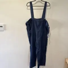 ダークブルー デニム サロペット