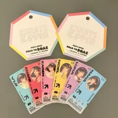FRUITS ZIPPER ステッカー&メッセージカードセット