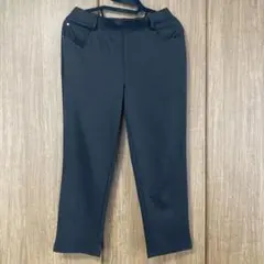 『最終処分』　レディース　ブラック スラックス ゴムウエスト　Lサイズ