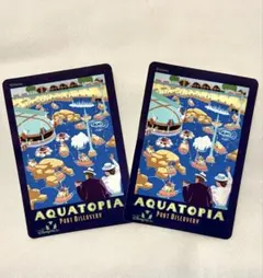 東京ディズニーシー アクアトピア ステッカー 2枚セット