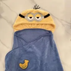 フード付きポンチョ　ミニオン　ユニバ　あったか