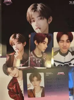 ZB1 ゼベワンICONIK 【ジャン・ハオ】セット トレカ クリアポスター