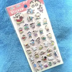 クレヨンしんちゃん ぷっくりステッカー／ましゅまろシール