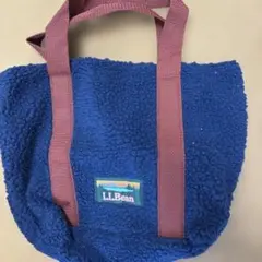 L.L.Bean ボアトートバッグ ネイビー