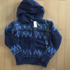 ☆未使用タグ付☆ GAP ニットパーカー 120センチ