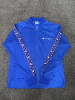 championトラックジャケット　ジャージ M 青