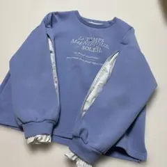 pom ponette junior 長袖 トレーナー ブルー L