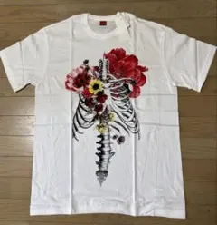 新品未使用❗️【ヨウジヤマモト /syt'e】ボーンフラワーTシャツ 日本製 Lのサムネイル