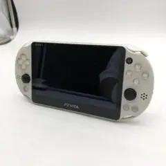 【割れあり】PS Vita 本体 PCH-2000 ホワイト 本体のみ　O