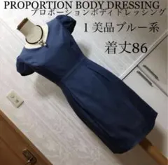 PROPORTION BODY DRESSING ワンピース 1 美品　ブルー系