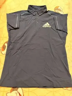 adidas ネイビー ポロシャツ サイズL メンズ