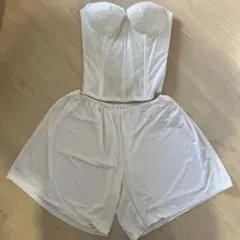 【美品】ブライダルインナー セット ビスチェ C70　ペチコートM-35