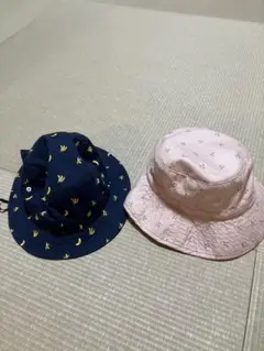 キッズ帽子 バケットハット2つセット 男の子 女の子