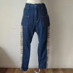 デニム サルエルパンツ
