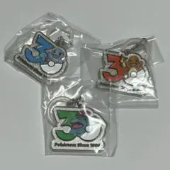 ポケモン 30周年 メタルキーホルダー 御三家 3種セット - メルカリ