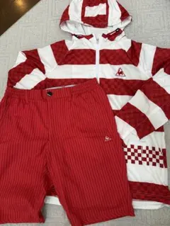 le coq sportif ゴルフウェア上下セット 上M下L ウインドブレーカ