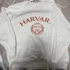 HARVARD ロゴ スウェットシャツ グレー