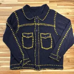 フィンガリン　カーディガン PHINGERIN/フィンガリン】PG1 CARDIGAN(SAX x BLUE) - 「PLACE