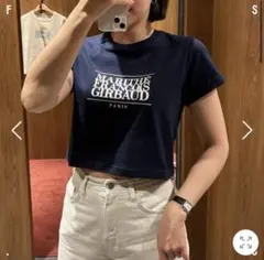 マリテフランソワジルボー　クロップド丈ロゴTシャツのサムネイル