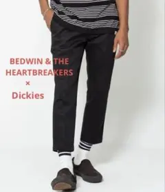 Dickies×bedwin jessee アンクルチノパン ブラック　2