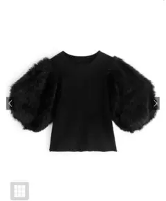 グレイル　シャギースリーブニットトップス[an1303]