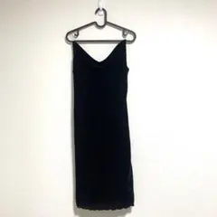 シルバーチェーンキャミドレスワンピース