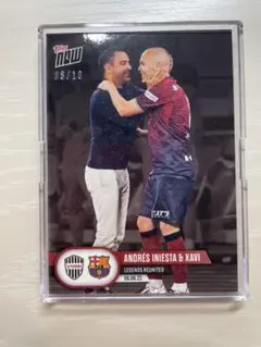 【10枚限定】シャビ　イニエスタ　Topps now