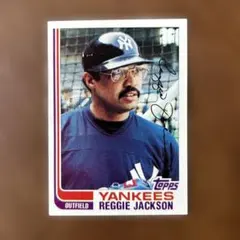 1982 MLB球選手 レジー・ジャクソン ニューヨーク・ヤンキース