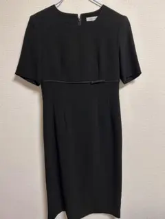 ブラック　フォーマル　ワンピース　礼服　喪服　７号