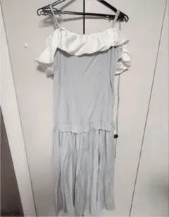 NICE CLAUP バルーン襟キャミワンピワンピース・ド