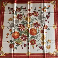 [美品] JIM THOMPSON 上質なタイシルク100% 大判スカーフ