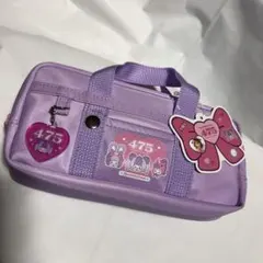 しなこ　ポーチ　モンチッチ　しなこちゃん　コラボ スクバ風ポーチ