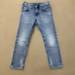 子供デニムブルー ストレートパンツ　H&M 110センチ位