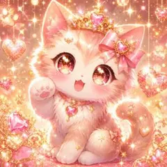 ゴールドの天使と動物のイラストポスター額付き発送紙沢光a4 - メルカリ